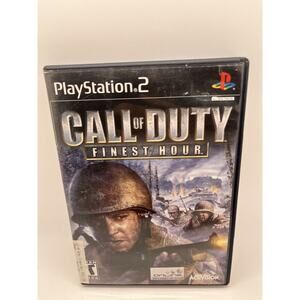 Call of Duty: Finest Hour PlayStation 2 Video Game CIB - Tested